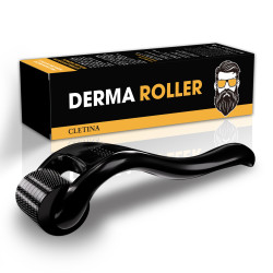 540 Titanium Derma Roller - 0.25mm Microneedle Micro Needle Roller for Men and Women Home Use - Microneedling Roller Microneedle Skin Care Tool A8