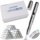 CLETINA Dermapen Microneedling Pen,7 Speed Derma Pen with 2 Batteries for Face and Hair Growth, with 25 Pcs Cartridge Cartridges