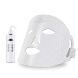 CLETINA Led Face Mask Light Therapy, Flexible Silicone 7 Colors Light,Portable Anti-Aging LED MASK, Red & Blue Light Therapy for Wrinkles, Rejuvenation & Tightening,Wrinkle Reduction